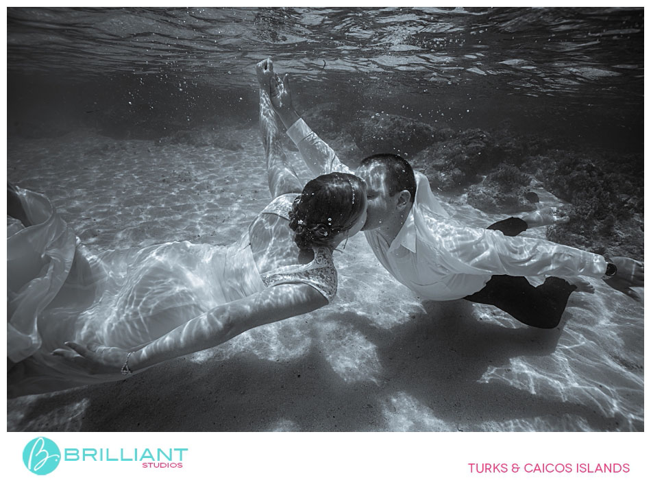 A Turks And Caicos Honeymoon Shoot - Going &Quot;All In&Quot; - Underwater ! 2 Turks and caicos honeymoon