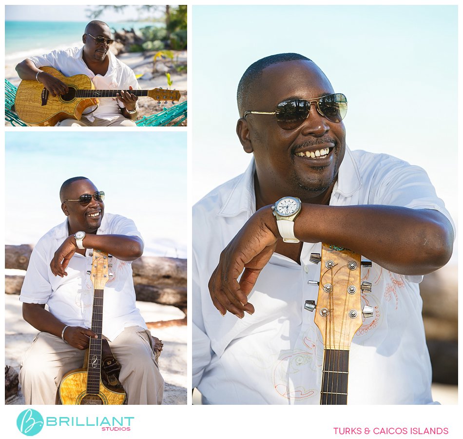 Photo shoot with Correy Forbes in Turks and Caicos