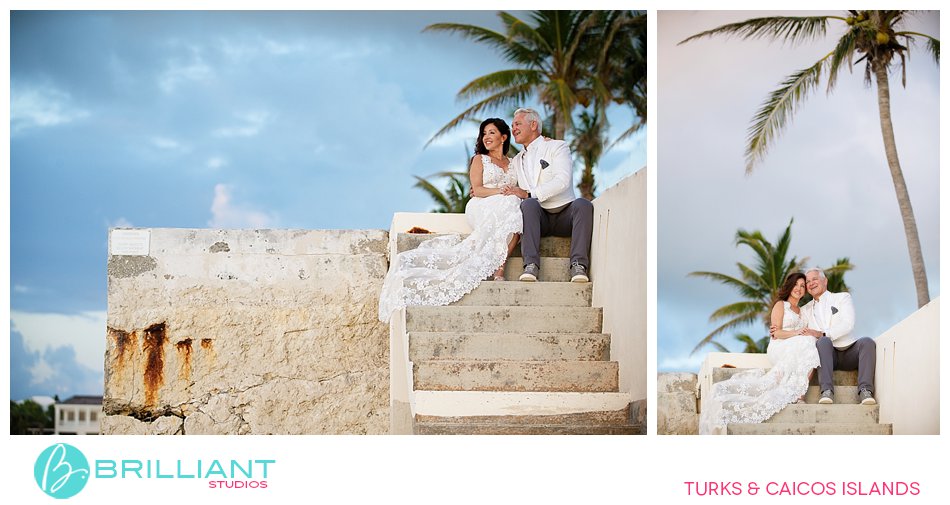 sunset on your wedding day Turks and Caicos