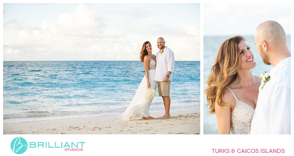 Married in Turks and Caicos on the beach