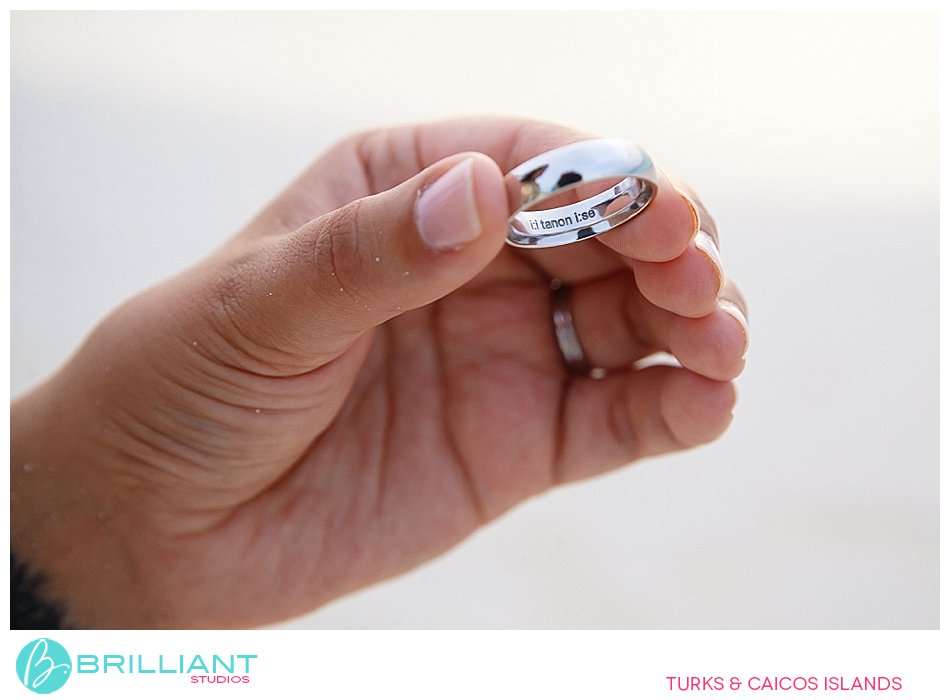 Turks and Caicos Islands wedding ring