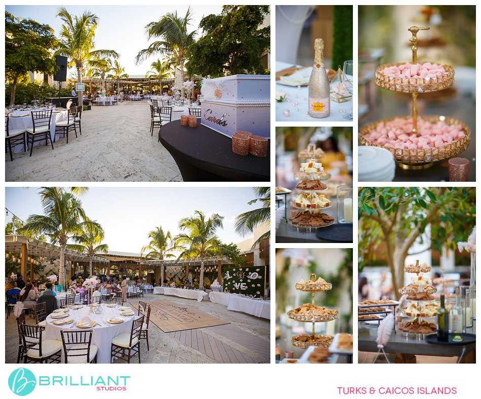 Turks and Caicos wedding set up Shore Club Resort