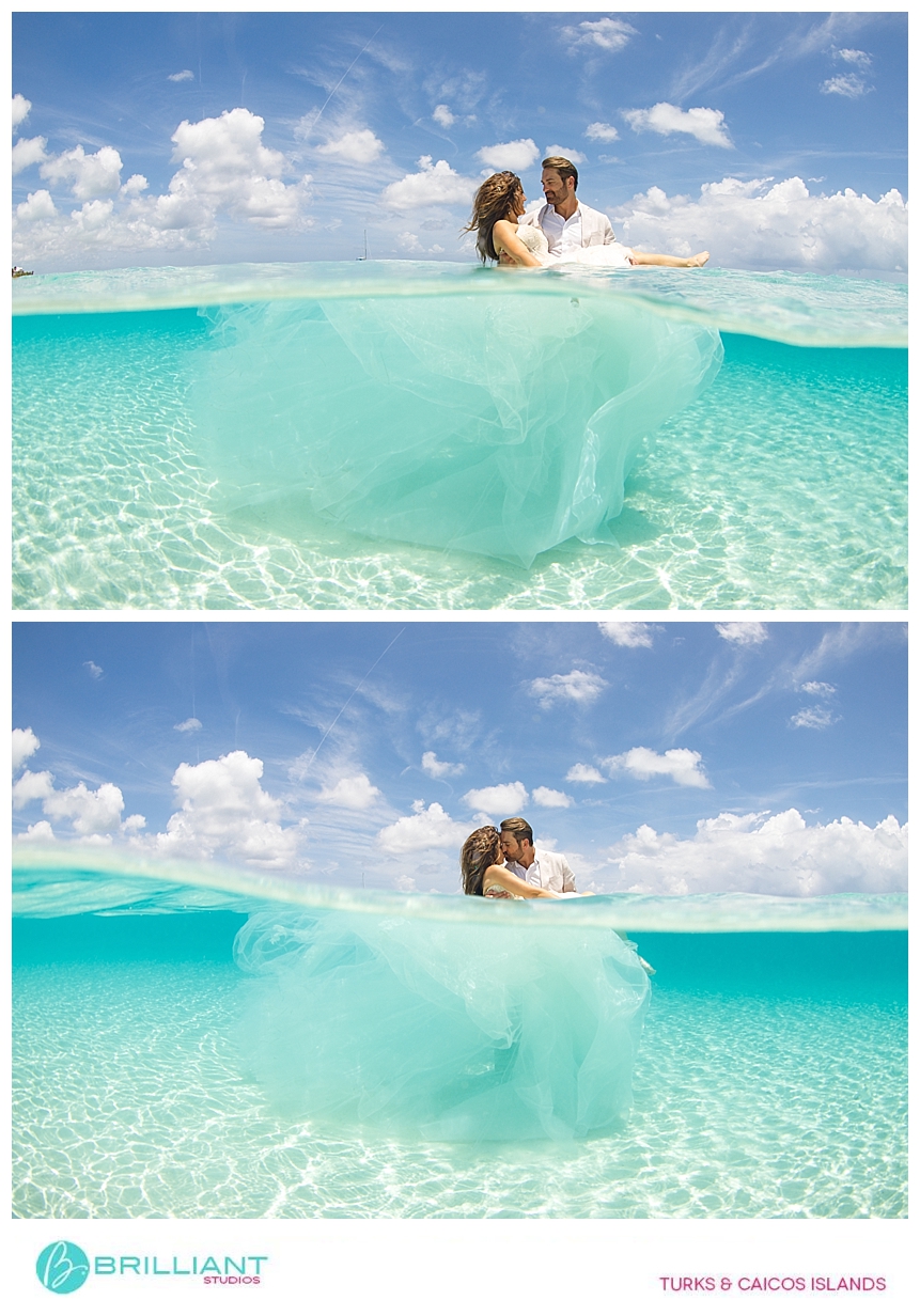 trash the dress in the turks and caicos islands 