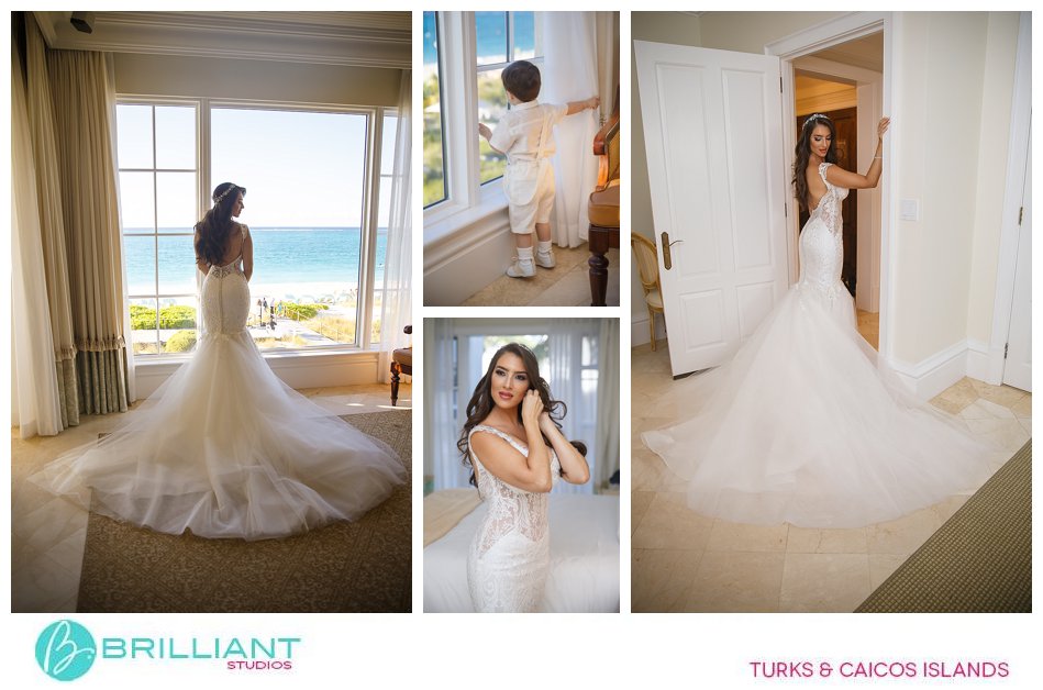 bride getting ready Turks and Caicos Islands