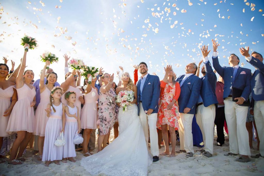 Grand event wedding photographer in turks and caicos